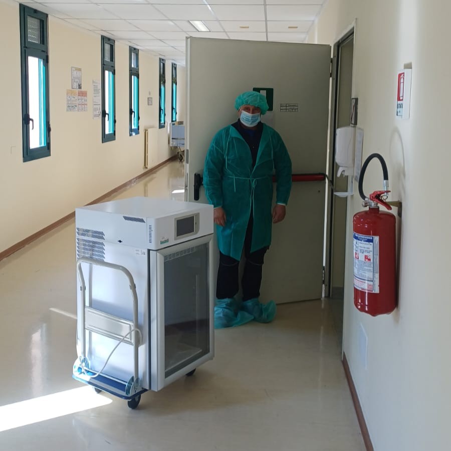 Consegna strumenti presso ospedali